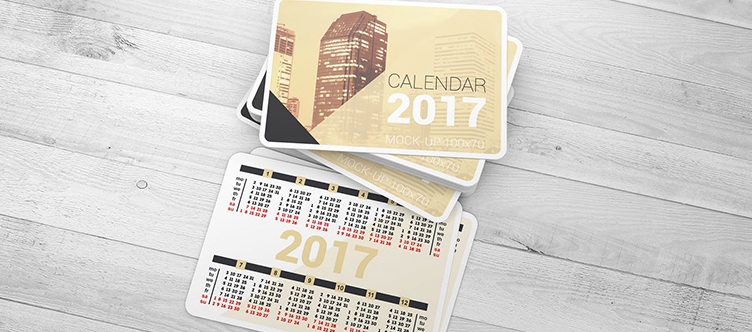 Calendar Printing - Pocket Style